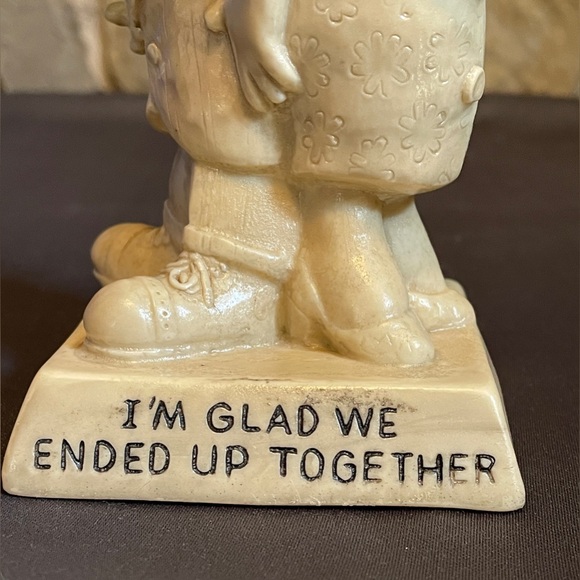 Vintage "I'm Glad We Ended Up Together" 1971 Vtg. W. & R. Berries Co. 6" Couple - Picture 5 of 12